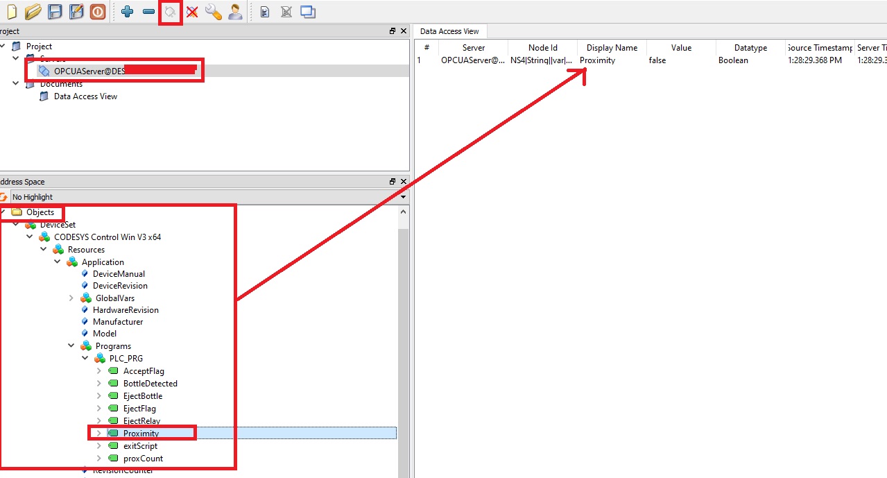 codesys-ua-expert-variable-read